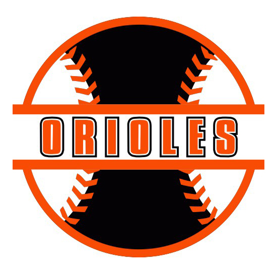 Baseball Baltimore Orioles Logo vinyl decal